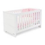 BabyStyle Aspen Cot Bed-White High Gloss