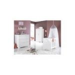 BabyStyle Aspen 4 Piece Room Set-White + FREE Sprung Mattress Worth 109