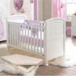 Izziwotnot Tranquility Cot Bed-White + Including 5″ Sprung Mattress!