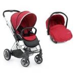 BabyStyle Oyster 2 Mirror Finish 2in1 Travel System-Tomato