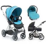 BabyStyle Oyster 2 Mirror Finish 3in1 Travel System-Ocean