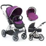 BabyStyle Oyster 2 Mirror Finish 3in1 Travel System-Grape