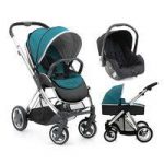 BabyStyle Vogue Oyster 2 Mirror Finish 3in1 Travel System-Teal