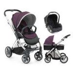 BabyStyle Vogue Oyster 2 Mirror Finish 3in1 Travel System-Damson