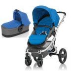 Britax Affinity Silver Chassis Pram System-Blue Sky