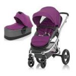 Britax Affinity Silver Chassis Pram System-Cool Berry