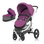 Britax Affinity White Chassis Pram System-Cool Berry