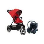 Phil & Teds Navigator V2 Maxi Cosi 2in1 Travel System-Cherry