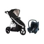 Phil & Teds Vibe 2in1 Travel System-Black