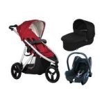 Phil & Teds Vibe 3in1 Travel System-Cherry