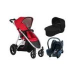 Phil and Teds Verve 3in1 Travel System-Cherry