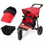 Out n About Nipper Single 360 V4 Stroller Bundle-Carnival Red