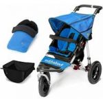 Out n About Nipper Single 360 V4 Stroller Bundle-Lagoon Blue
