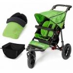 Out n About Nipper Single 360 V4 Stroller Bundle-Mojito Green