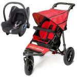 Out n About Nipper Single 360 V4 2in1 Travel System-Carnival Red