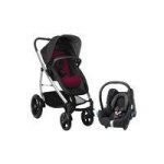 Phil & Teds Smart Lux 2in1 Travel System-Ruby