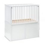 The Bunkcot Single Cupboard Cot-White