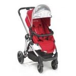 Mee-Go Glide Stroller/Carrycot-Red/cherry