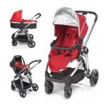 Mee-Go 3in1 Glide Maxi Cosi Travel System-Red/cherry