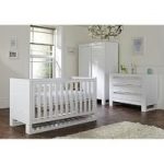 Tutti Bambini 3 Piece Rimini Room Set-High Gloss White (FREE DELIVERY & ASSEMBLY)