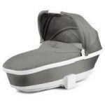 Quinny Foldable CarryCot (White Trim)-Grey Gravel (New 2016)