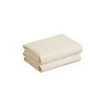 Kiddies Kingdom Deluxe 2 Pack Cotbed Jersey Fitted Sheet-Cream (142 x 70)