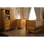 Obaby Lincoln Sleigh 3 Piece Furniture Set-Country Pine (New)
