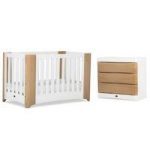 Boori Dawn Expandable 2 Piece Room Set With Conversion Kit-Beech/White + Free Cotbed Spring Mattress Worth 80!