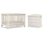Boori Provence Convertible Plus 2 Piece Room Set With Conversion Kit-Ivory + Free Cotbed Spring Mattress Worth 80!