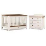 Boori Provence Convertible Plus 2 Piece Room Set With Conversion Kit-Ivory & Honey + Free Cotbed Spring Mattress Worth 80!