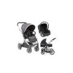 BabyStyle Oyster 2 Mirror Finish 3in1 Travel System-Slate Grey