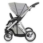 BabyStyle Oyster Max 2 Mirror Finish Stroller-Silver Mist