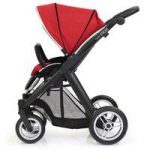 BabyStyle Oyster Max 2 Black Finish Stroller-Tomato