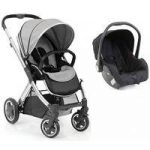 BabyStyle Oyster 2 Mirror Finish 2in1 Travel System-Silver Mist