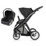 BabyStyle Oyster Max 2 Black Finish 2in1 Travel System-Black