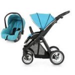 BabyStyle Oyster Max 2 Black Finish 2in1 Travel System-Ocean