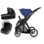 BabyStyle Oyster Max 2 Black Finish 3in1 Travel System-Navy