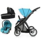 BabyStyle Oyster Max 2 Black Finish 3in1 Travel System-Ocean