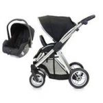 BabyStyle Oyster Max 2 Mirror Finish 2in1 Travel System-Black