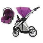 BabyStyle Oyster Max 2 Mirror Finish 2in1 Travel System-Grape