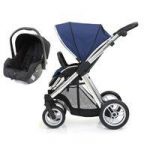 BabyStyle Oyster Max 2 Mirror Finish 2in1 Travel System-Navy