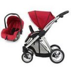 BabyStyle Oyster Max 2 Mirror Finish 2in1 Travel System-Tomato