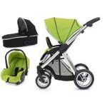 BabyStyle Oyster Max 2 Mirror Finish 3in1 Travel System-Lime