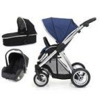 BabyStyle Oyster Max 2 Mirror Finish 3in1 Travel System-Navy