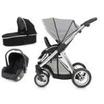 BabyStyle Oyster Max 2 Mirror Finish 3in1 Travel System-Silver Mist