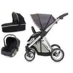 BabyStyle Oyster Max 2 Mirror Finish 3in1 Travel System-Slate Grey