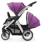 BabyStyle Oyster Max 2 Mirror Finish Tandem Stroller-Grape
