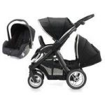 BabyStyle Oyster Max 2 Black Finish Tandem 2in1 Travel System-Black