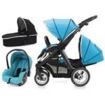 BabyStyle Oyster Max 2 Black Finish Tandem 3in1 Travel System-Ocean