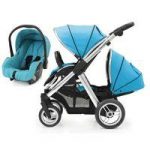 BabyStyle Oyster Max 2 Mirror Finish Tandem 2in1 Travel System-Ocean